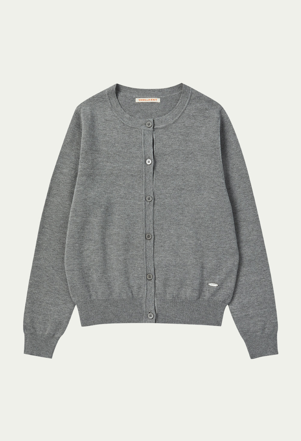 Basic cashmere-blend cardigan / 2 size