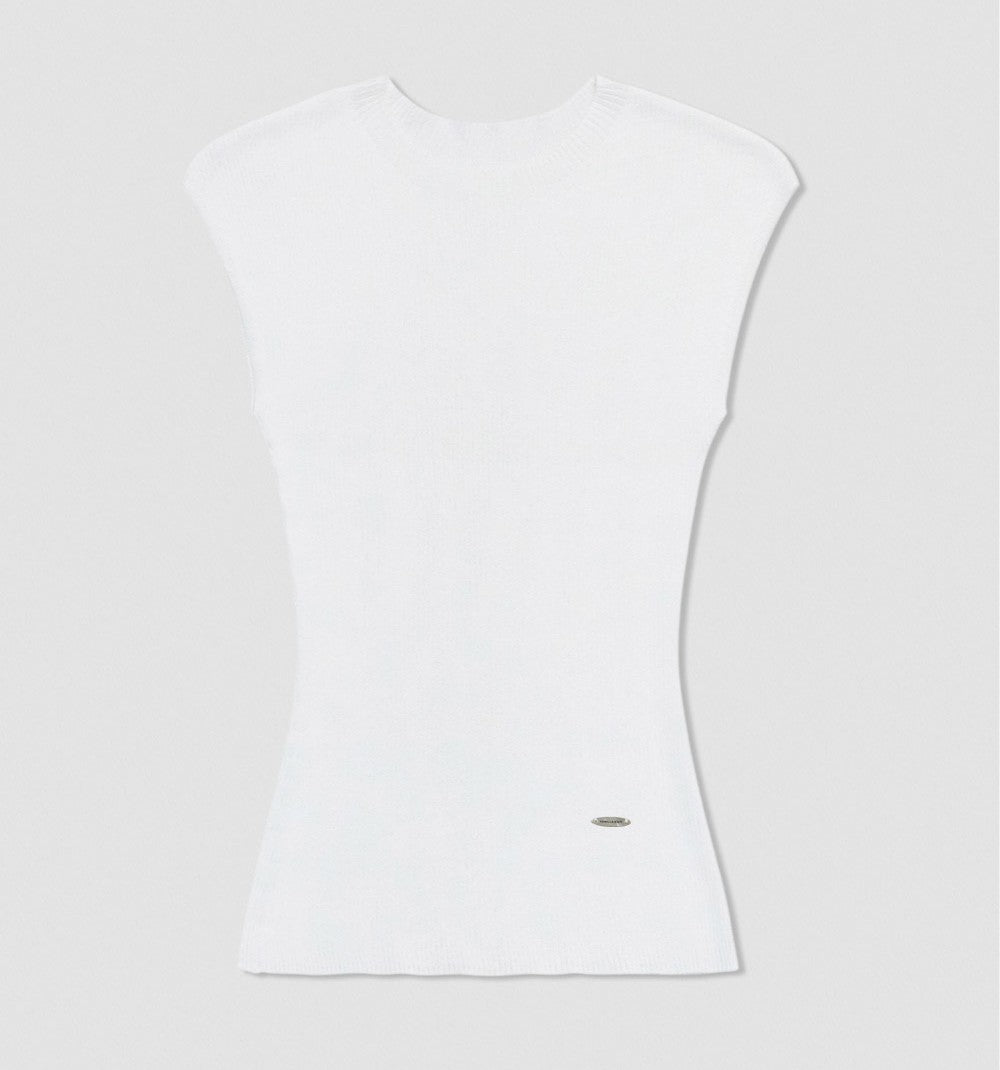 Dolly cap sleeve ice knit
