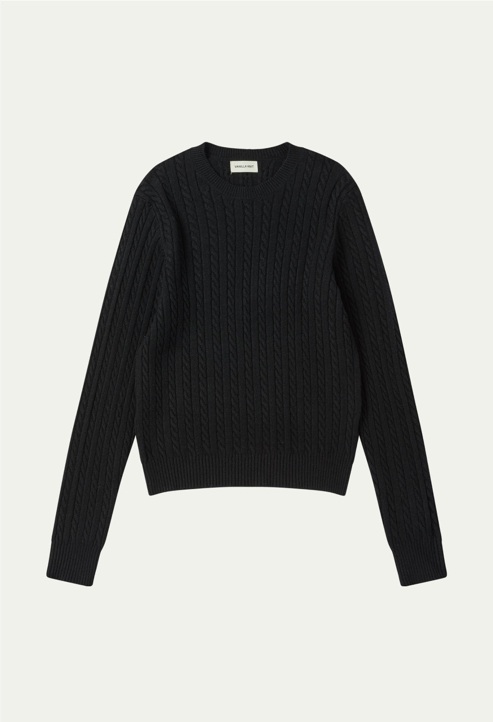 Basic cable round knit