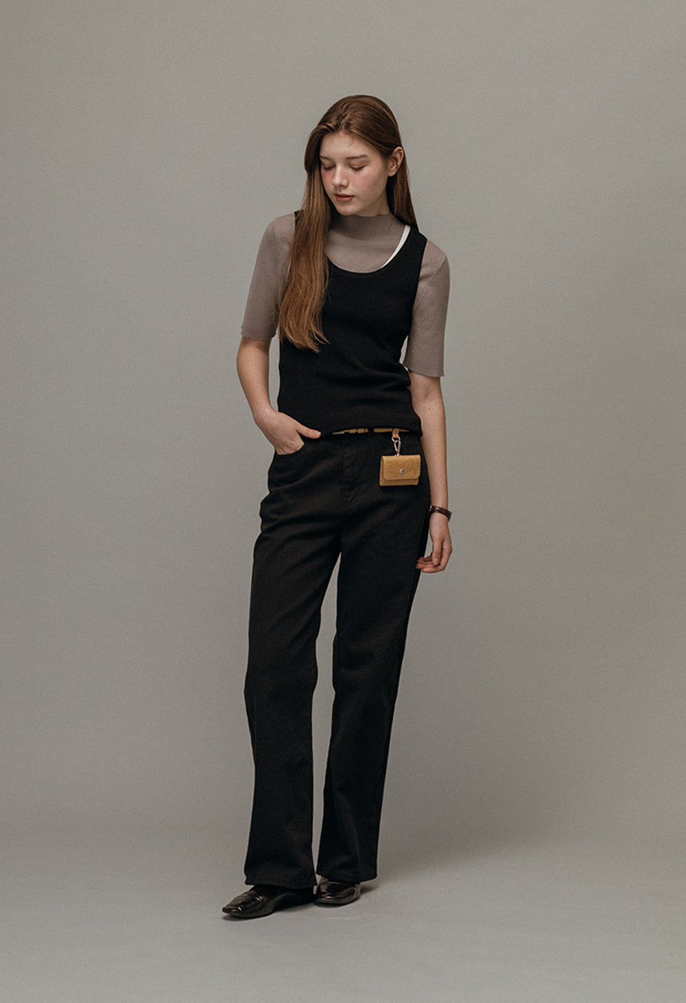 Seasons basic sleeveless knit