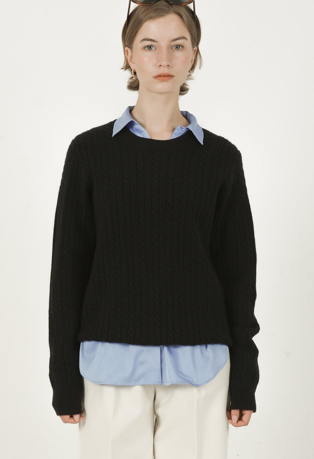 Basic cable round knit