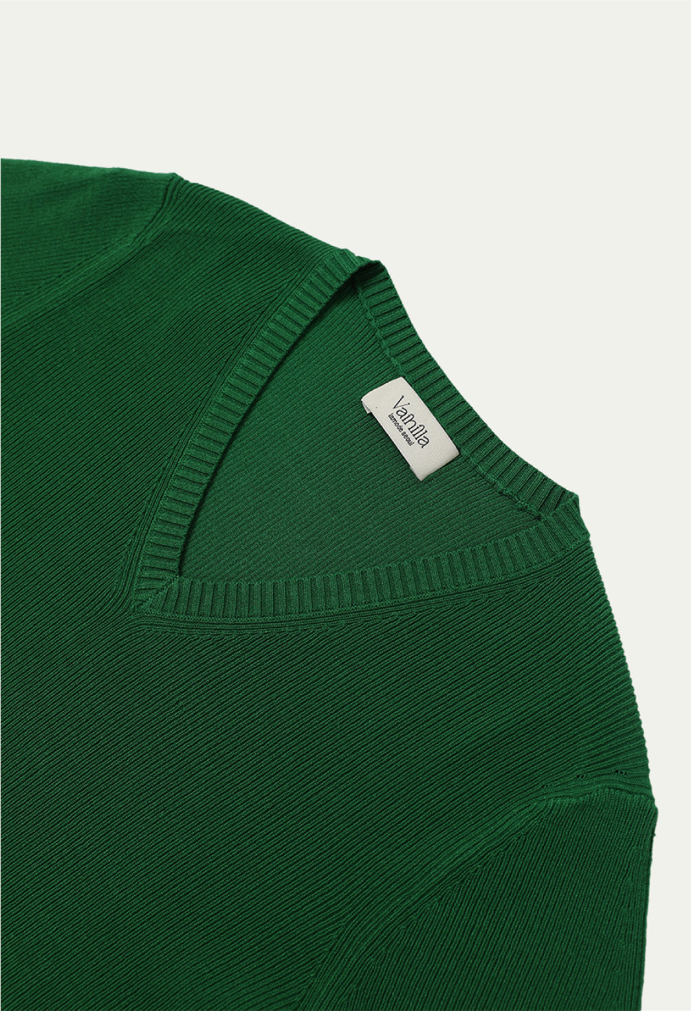 Forest balloon short sleeve knit