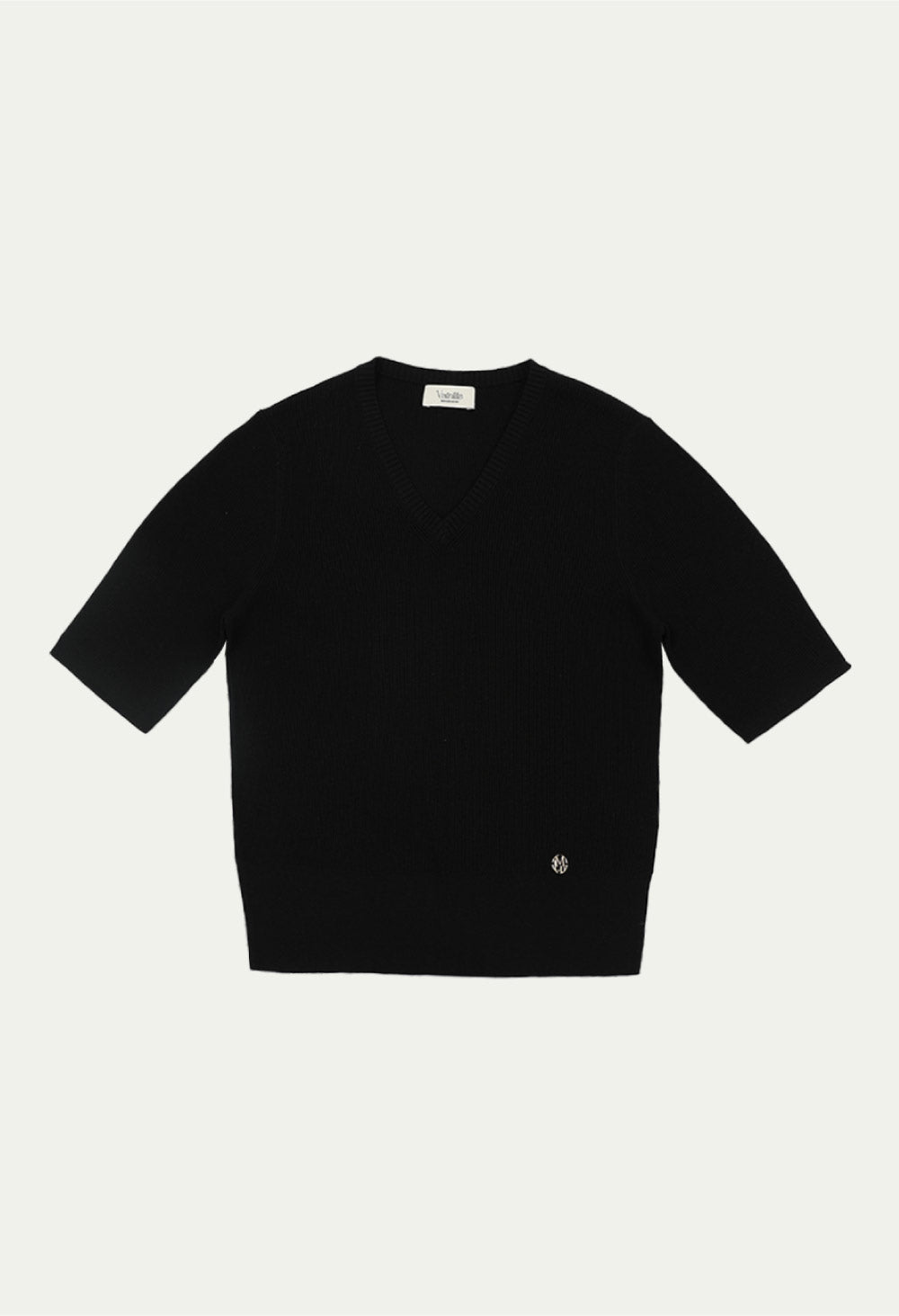 Forest balloon short sleeve knit