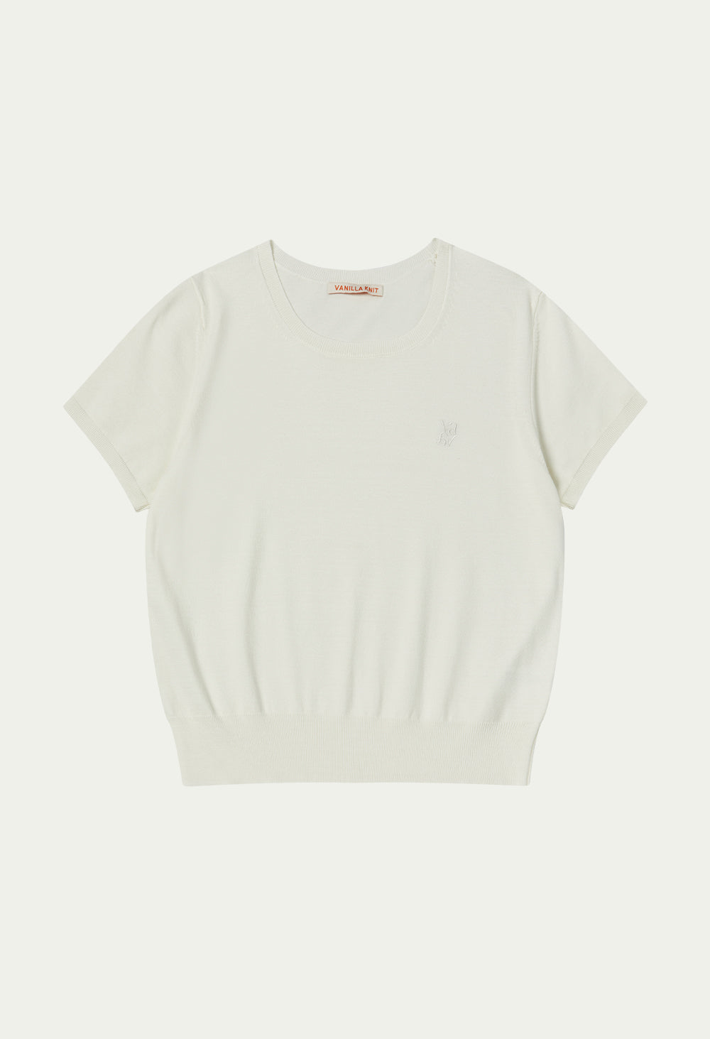 Sunshine basic half sleeve knit