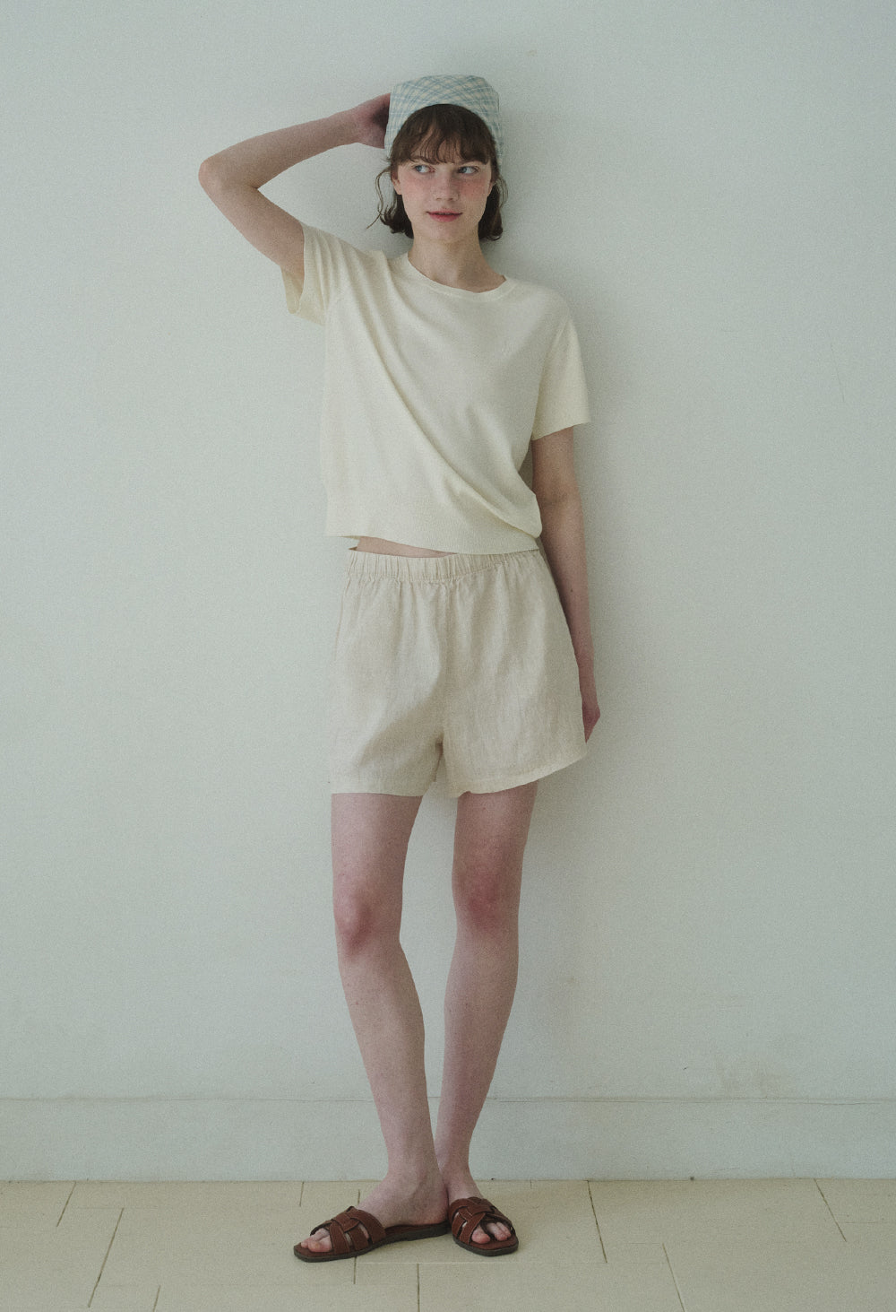 Sunshine basic half sleeve knit
