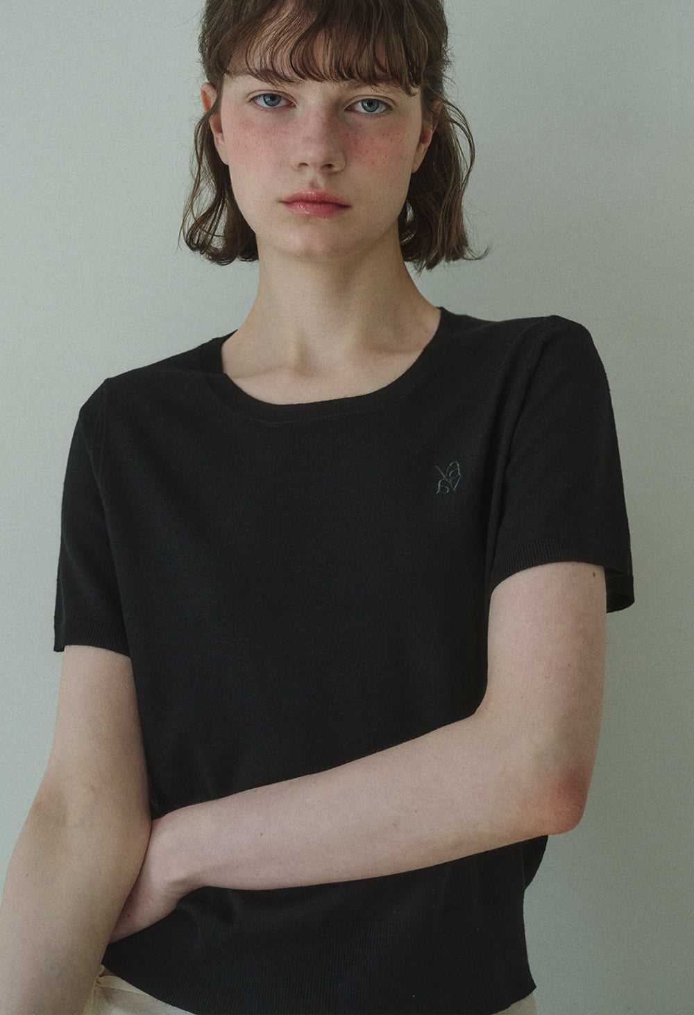 Sunshine basic half sleeve knit