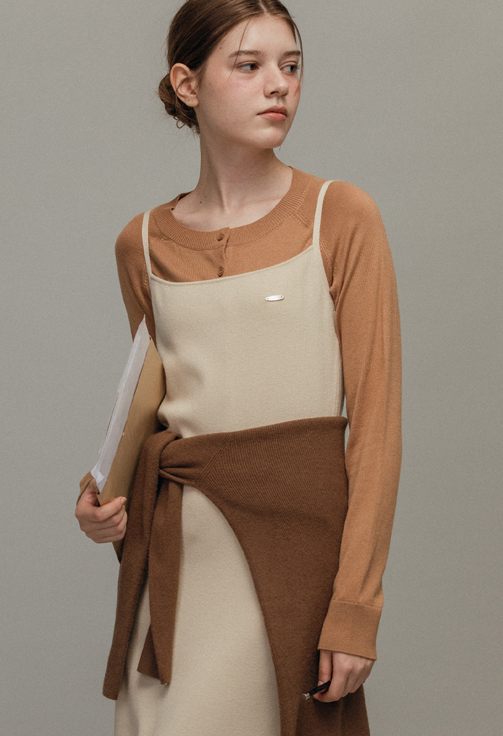 Leeds sleeveless knit dress
