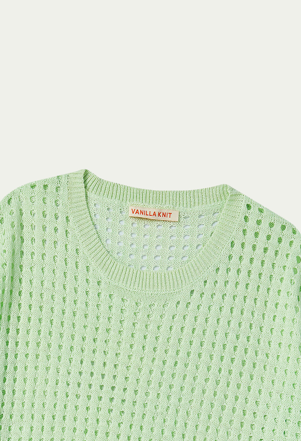 Bamboo linen nett knit