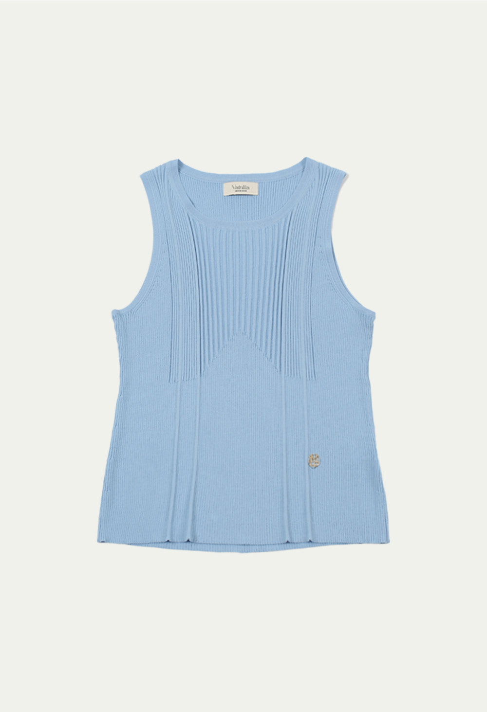 Sunkist knit iced sleeveless knit