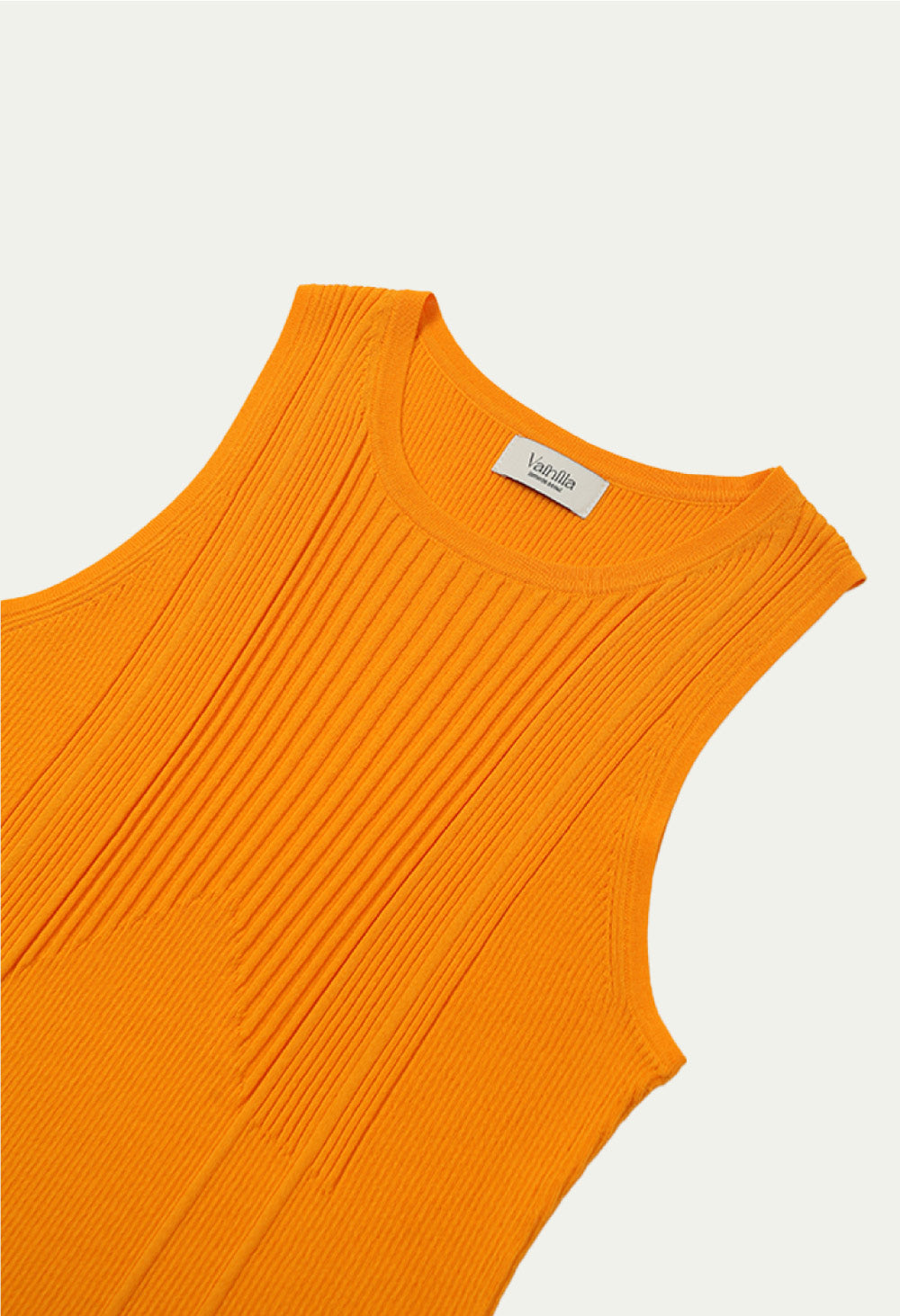 Sunkist knit iced sleeveless knit
