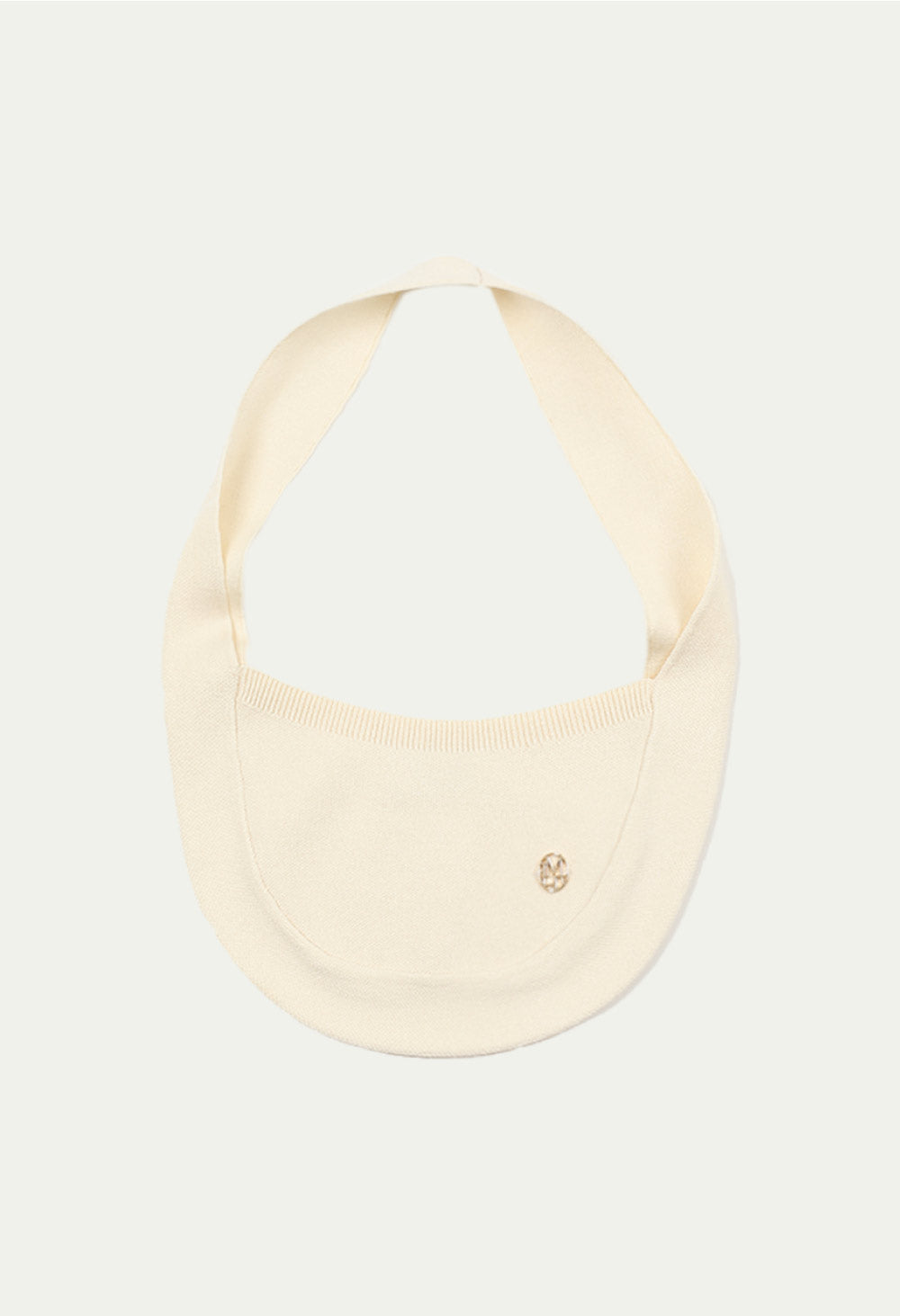 Vanilla knit mini bag