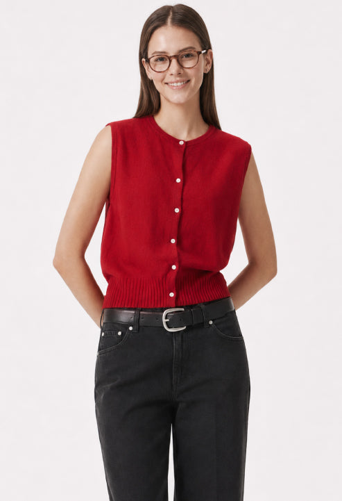 Routine Button Knit Vest