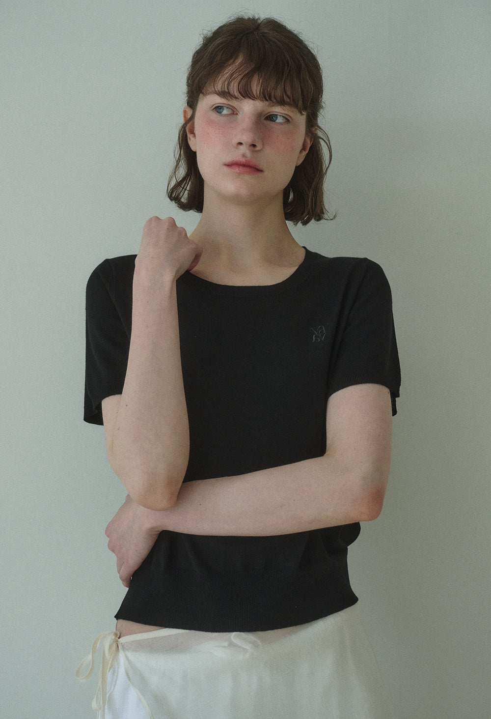 Sunshine basic half sleeve knit