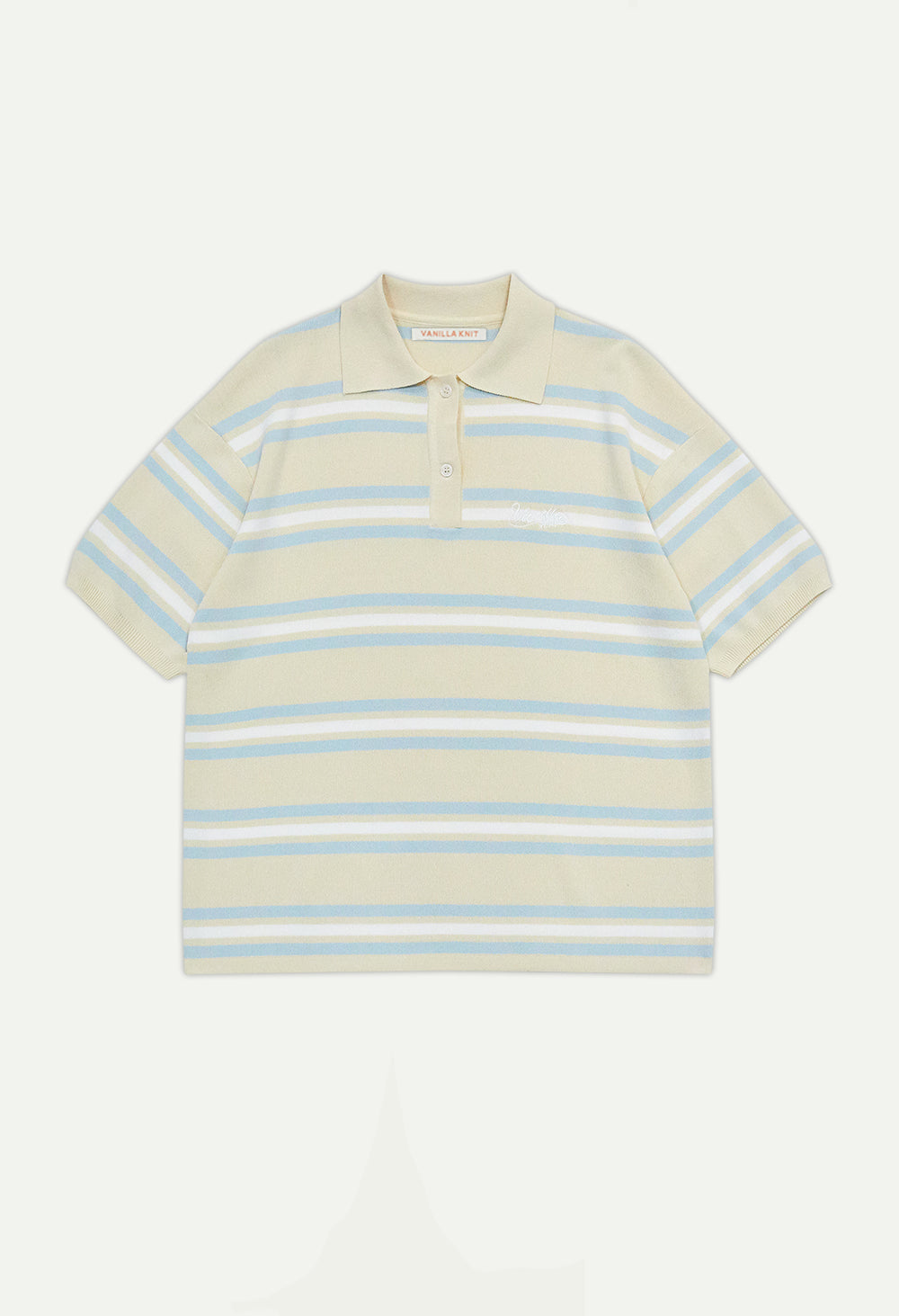 Loose Fit Retro Stripe Ice Knit