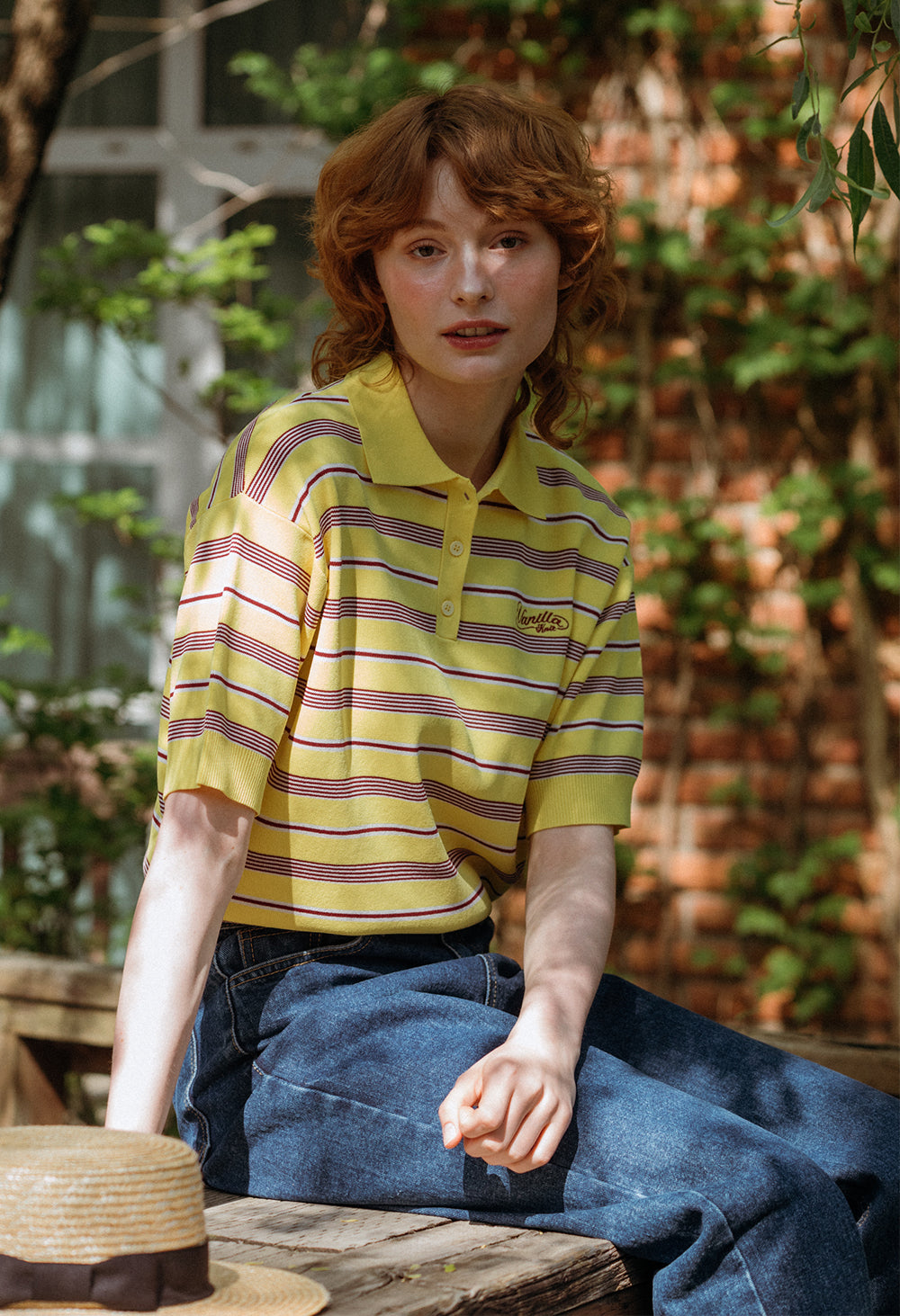 Loose Fit Lulu Stripe Ice Knit