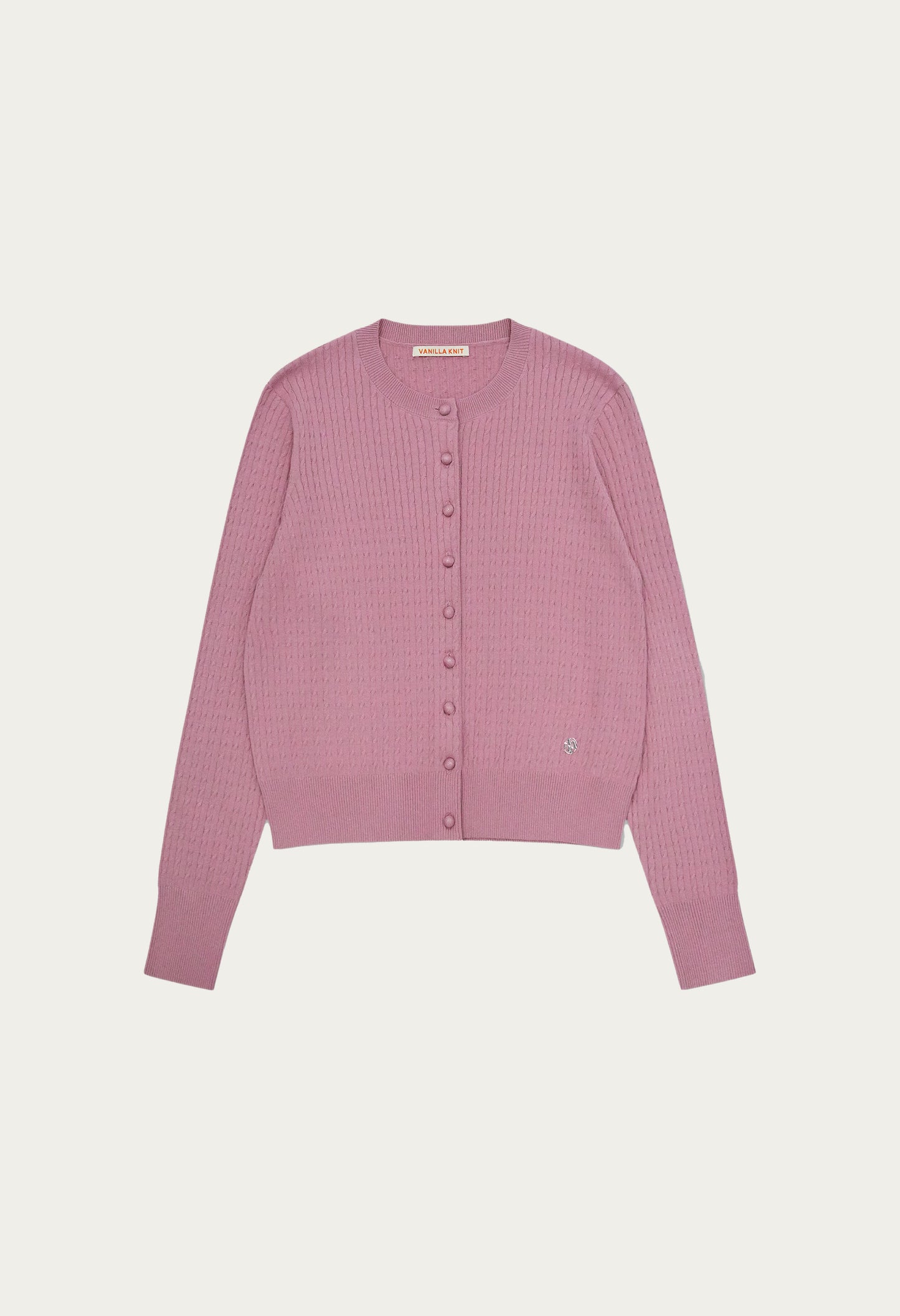 Glow cable knit cardigan