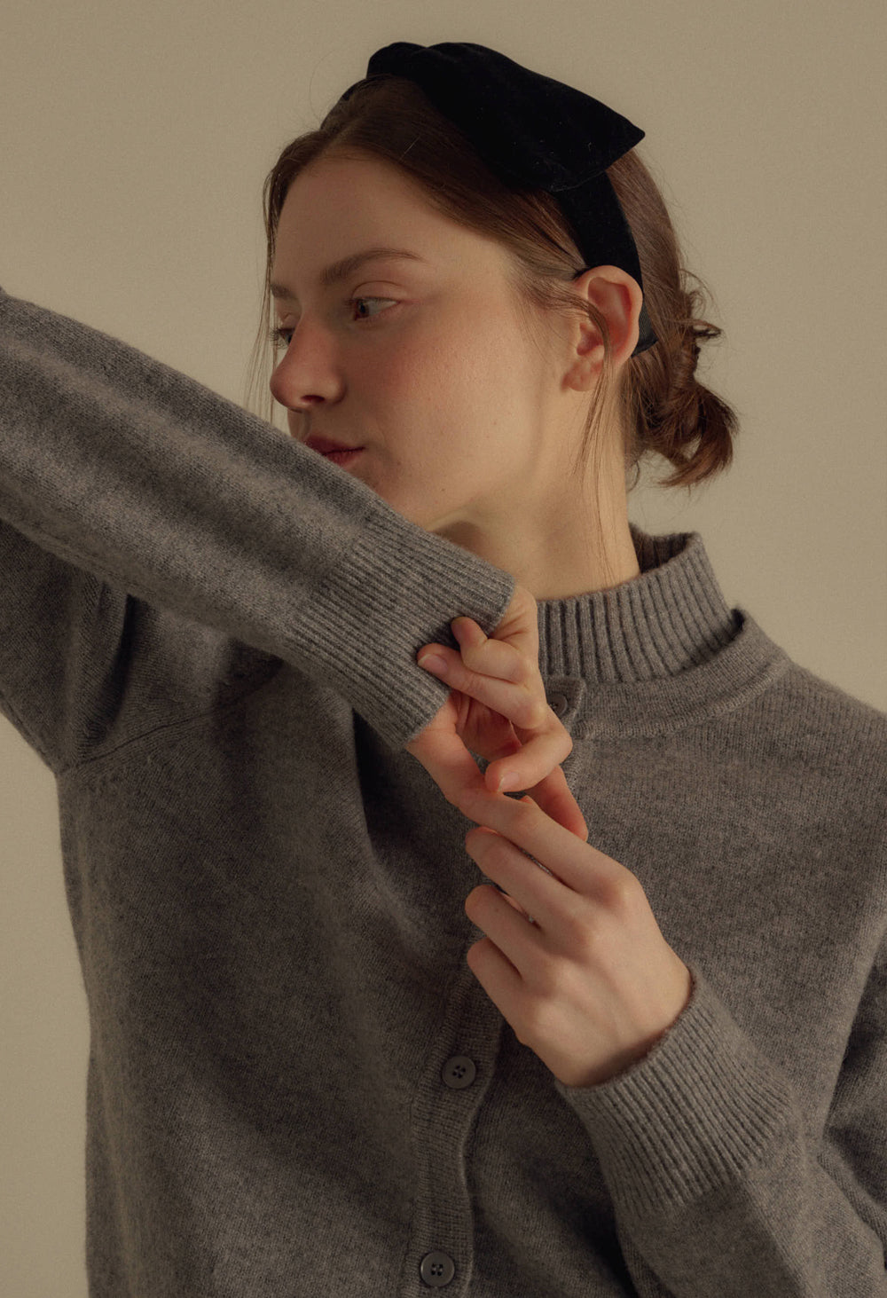 Vanilla basic wool cardigan (WINTER)