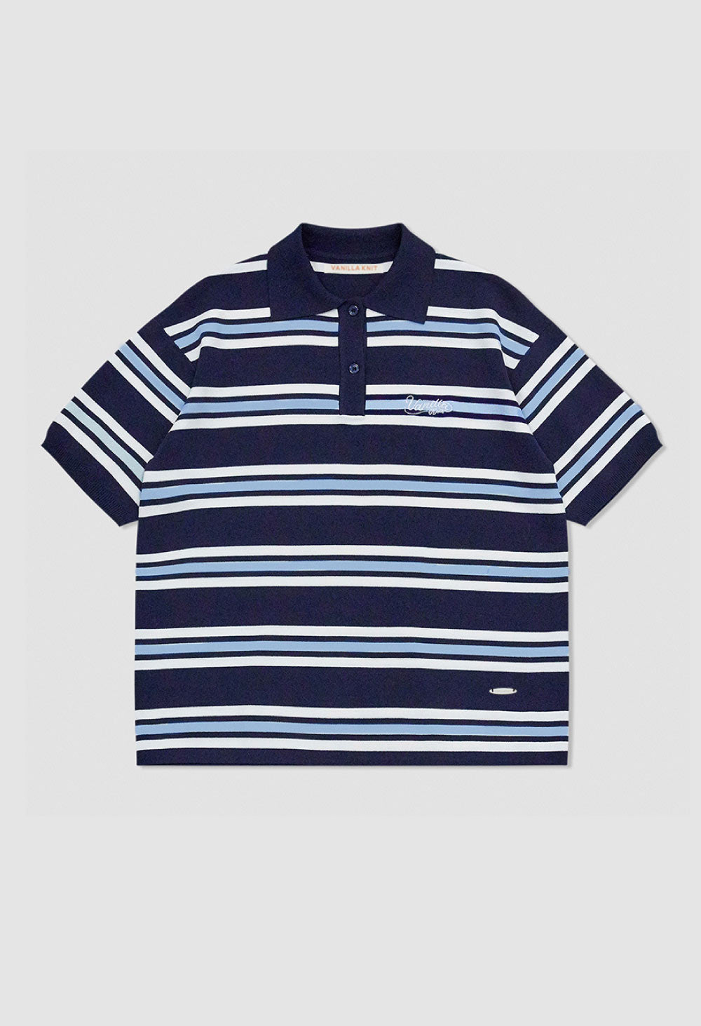 Loose Fit Retro Stripe Ice Knit