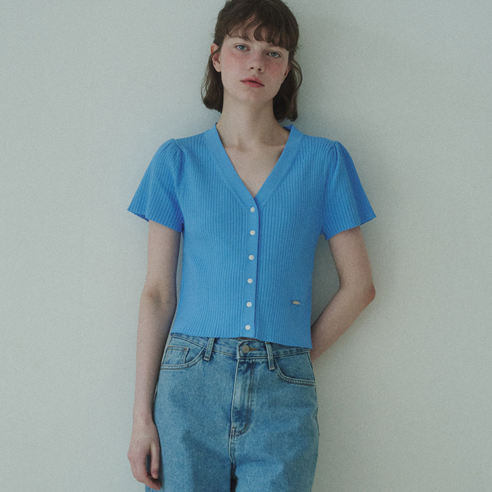 Sherbet silk knit iced sleeve knit