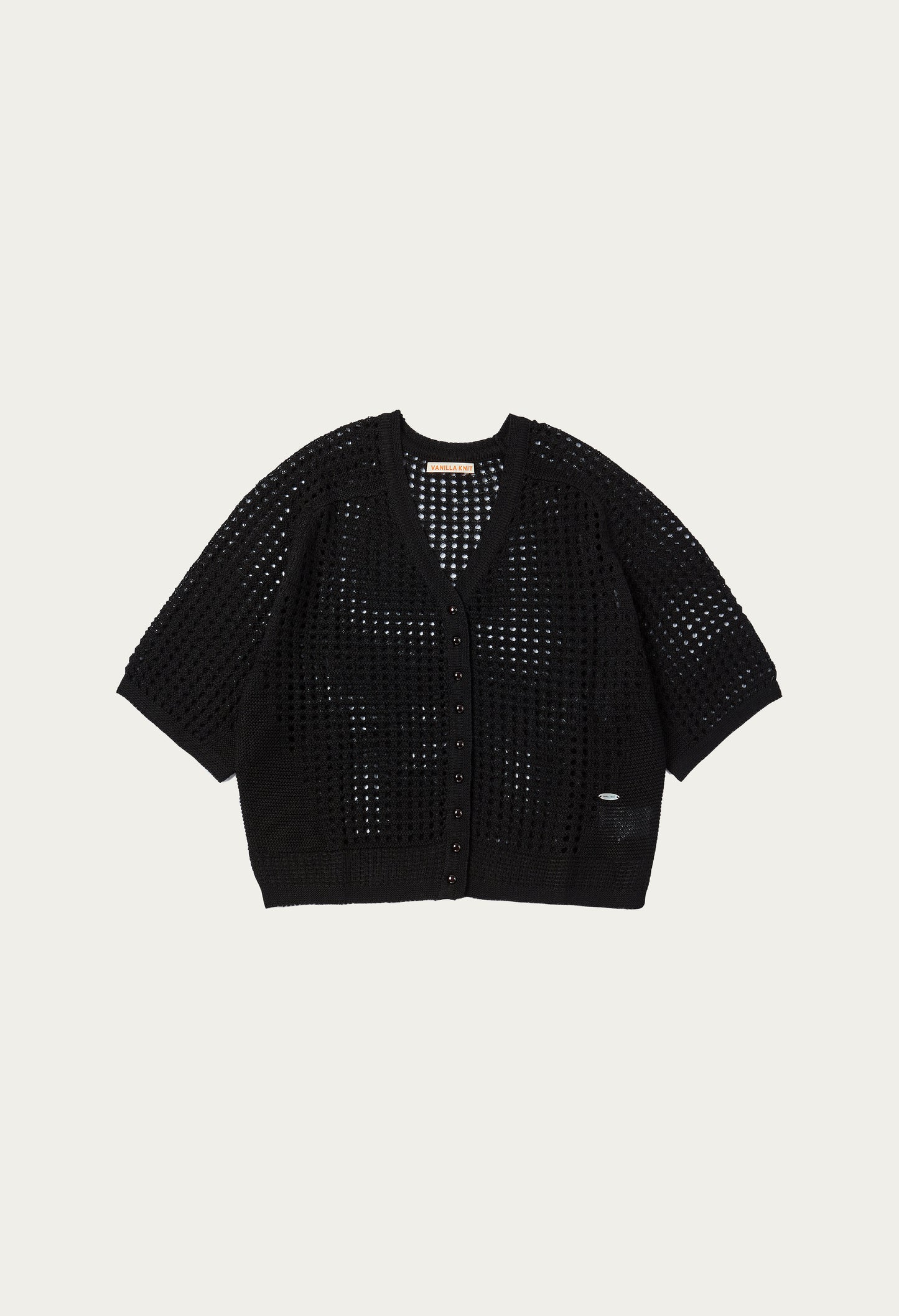 Monaco linen nett knit cardigan