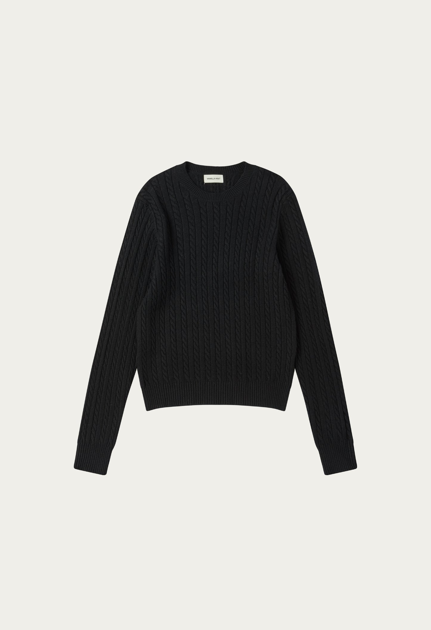 Basic cable round knit