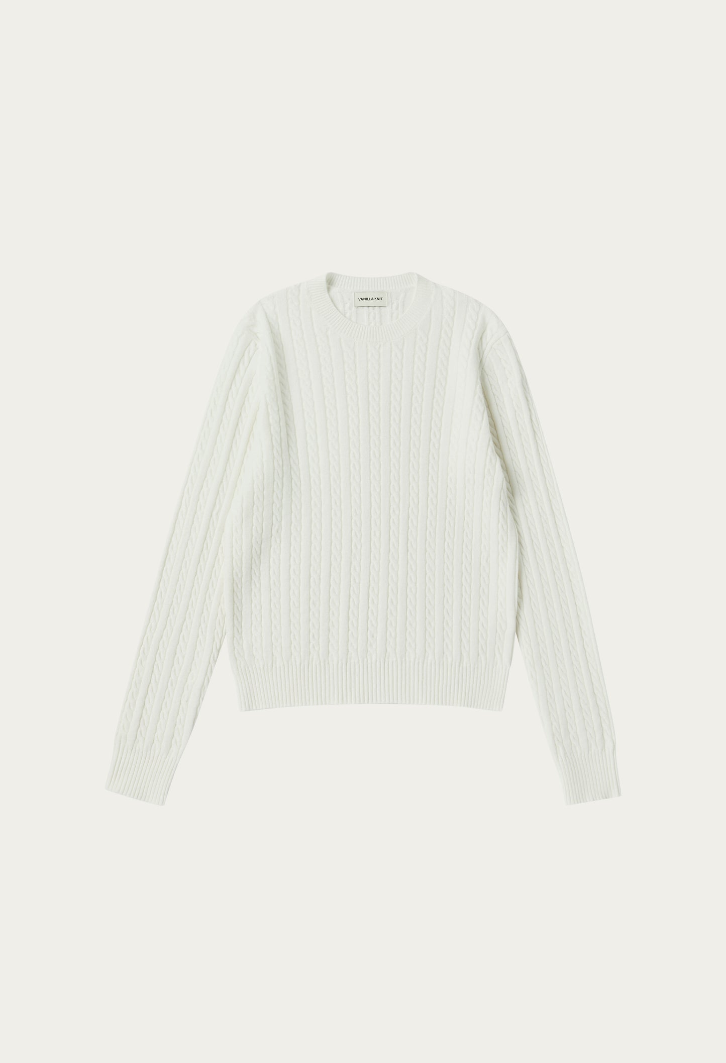 Basic cable round knit