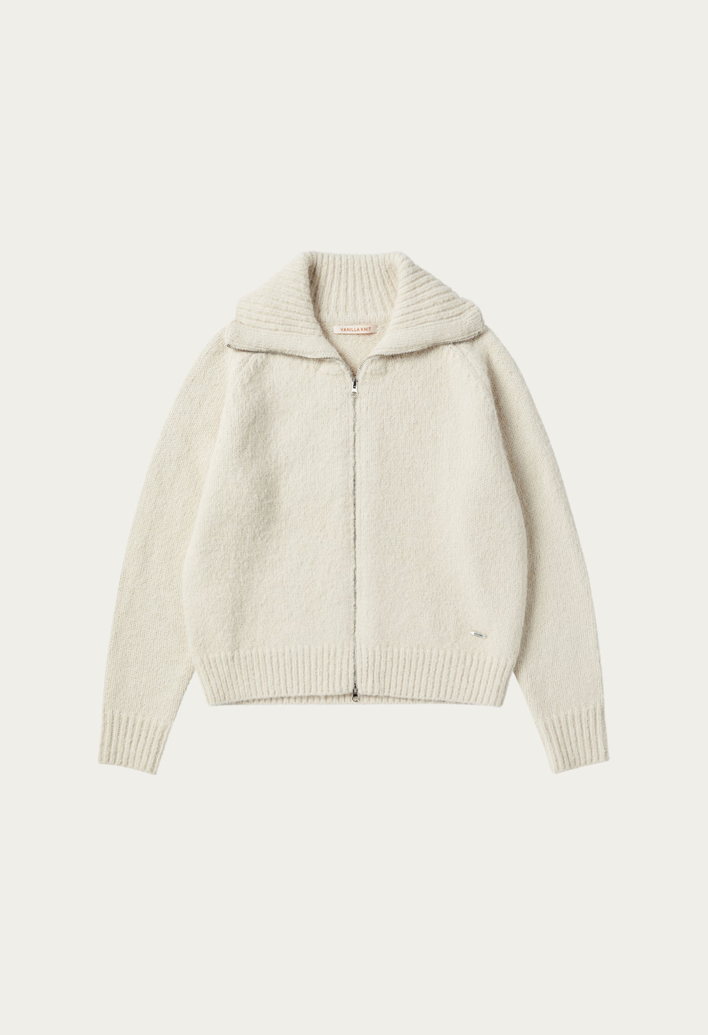 Cozy two way zip-up cardigan