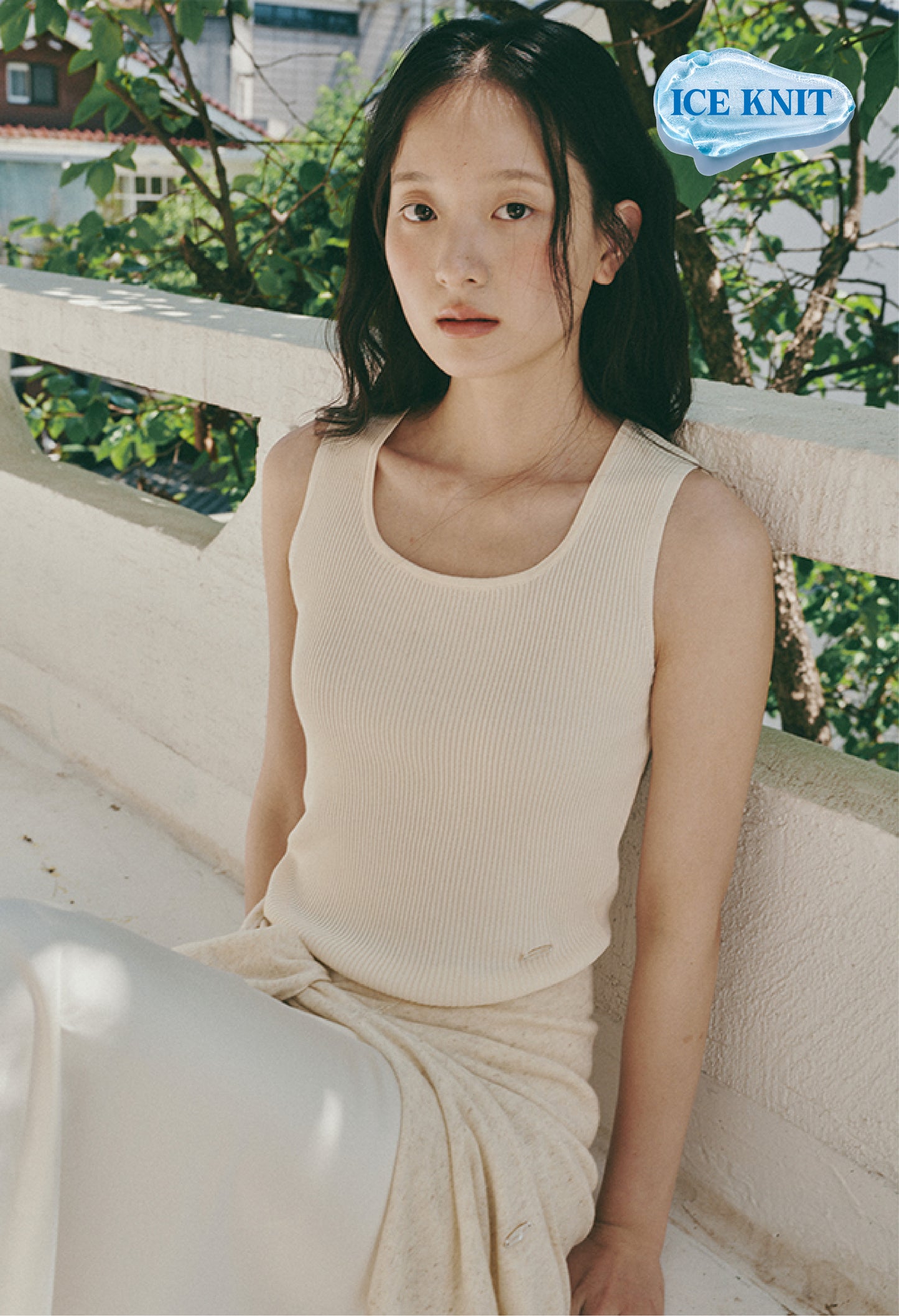 Flow Square Neck Sleeveless Knit
