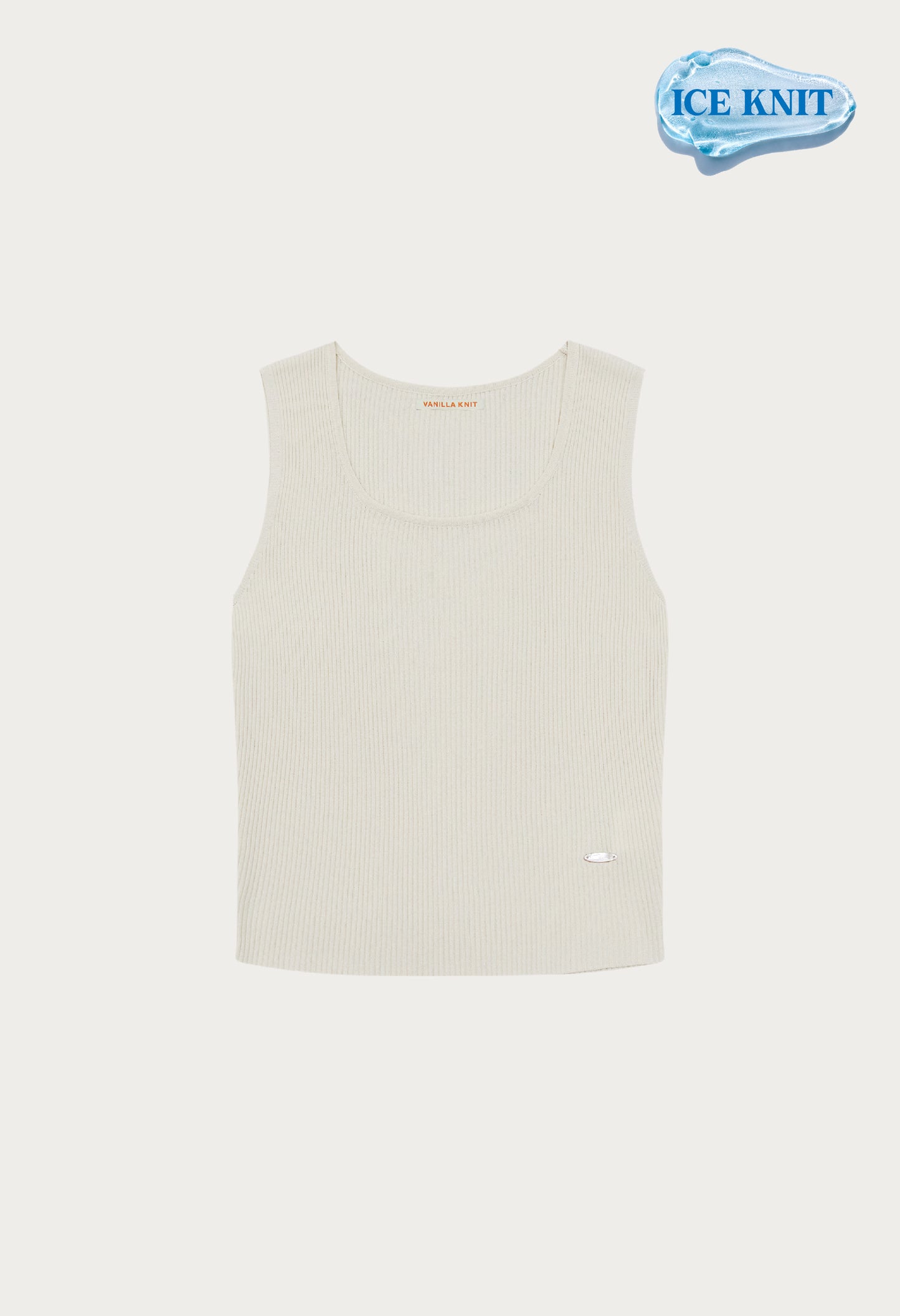 Flow Square Neck Sleeveless Knit