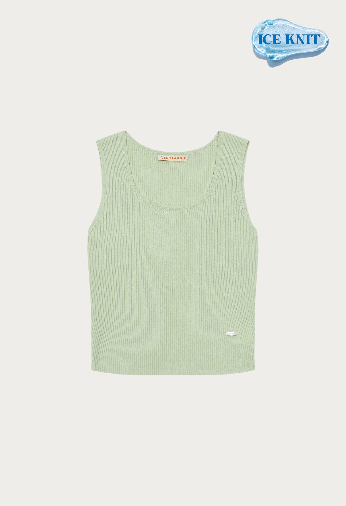 Flow Square Neck Sleeveless Knit