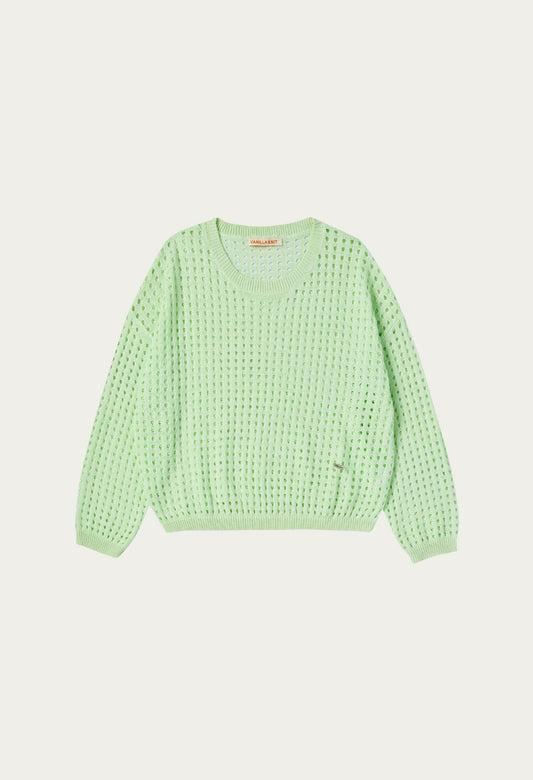 Bamboo linen nett knit