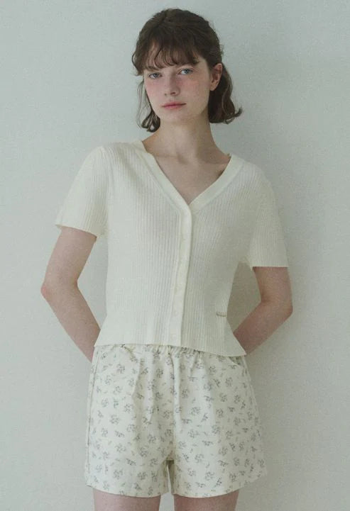 [Same-Day Shipping] Sherbet silk knit iced sleeve knit