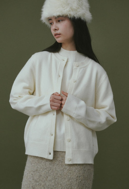 [Winter season] Vanilla Basic Wool Cardigan