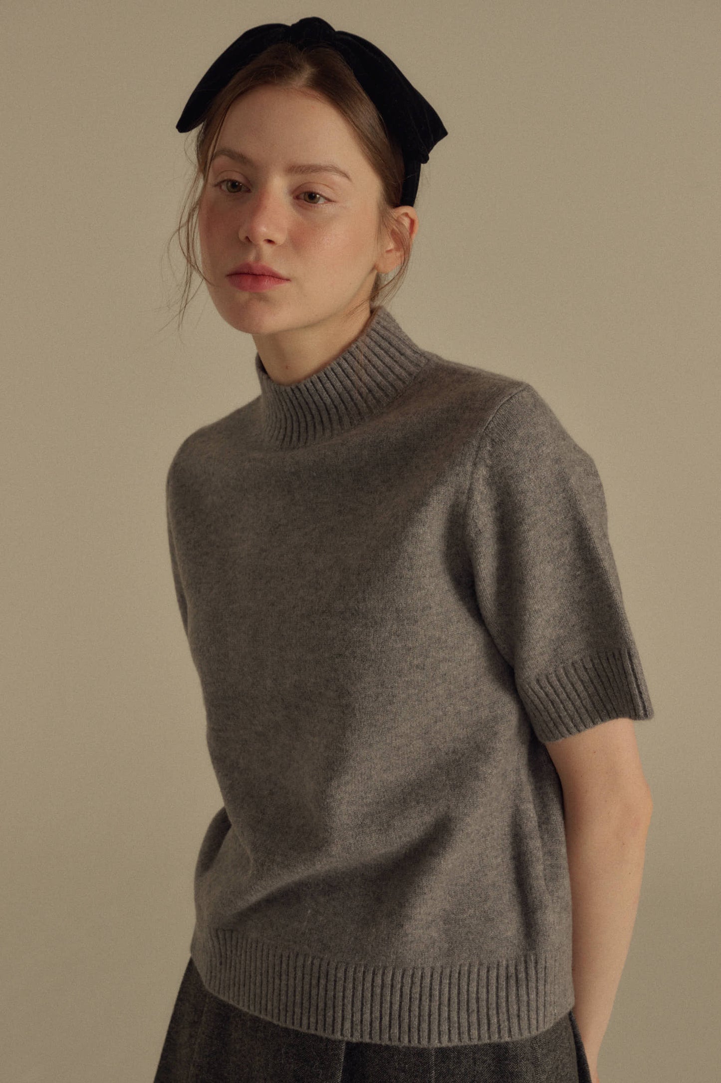 [ Winter season ] Vanilla Basic Wool Half-Neck Knit