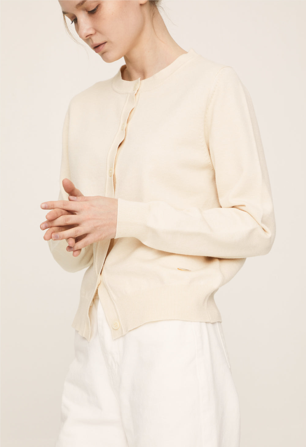 [ Fall season ] Basic cashmere-blend cardigan