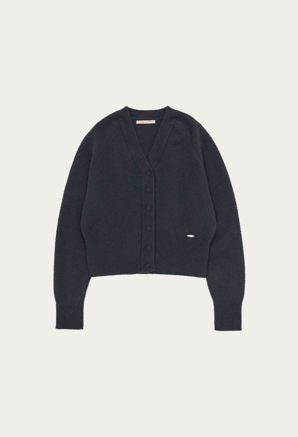 Cloud Buckle V-Neck Cardigan