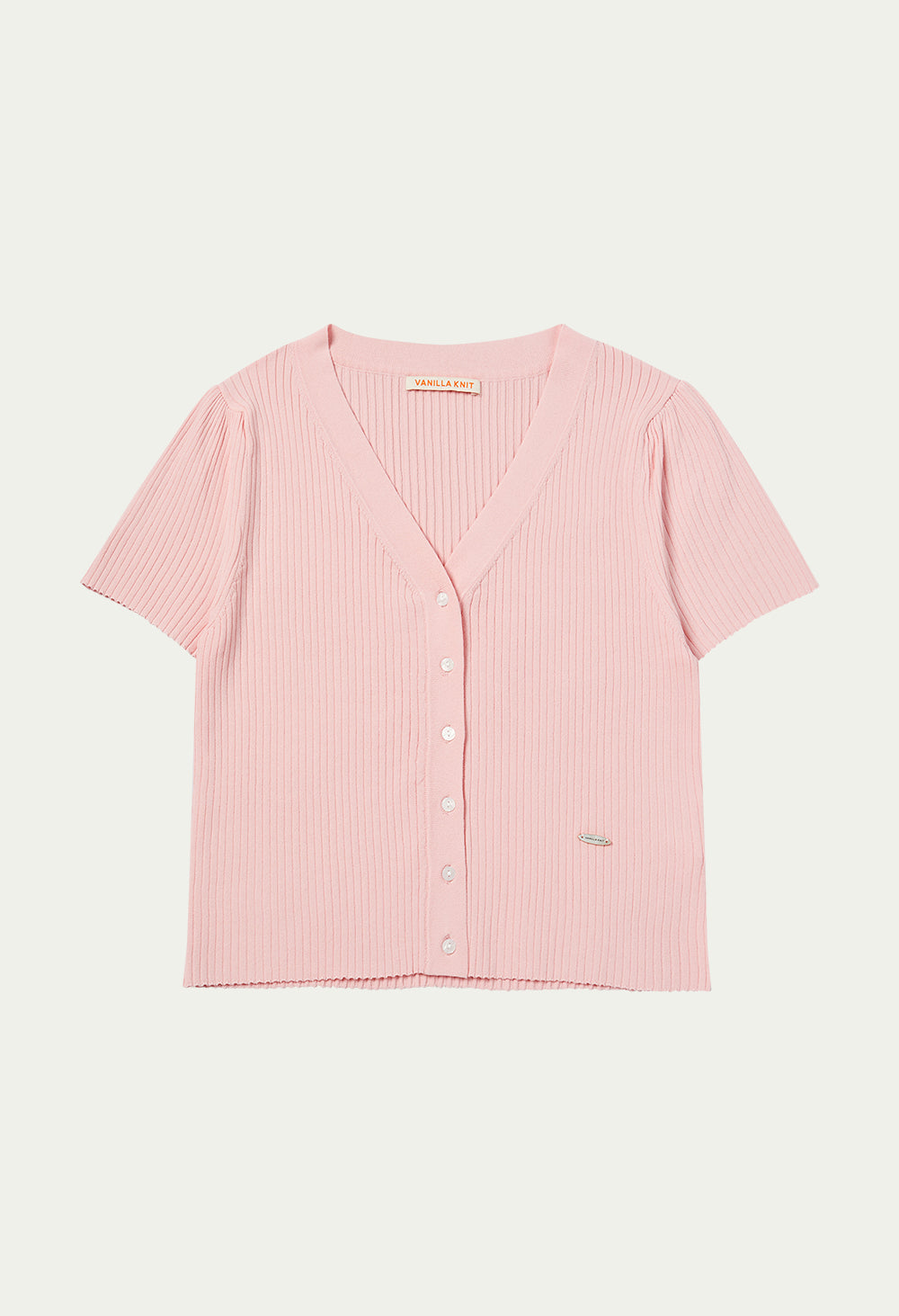 [Same-Day Shipping] Sherbet silk knit iced sleeve knit