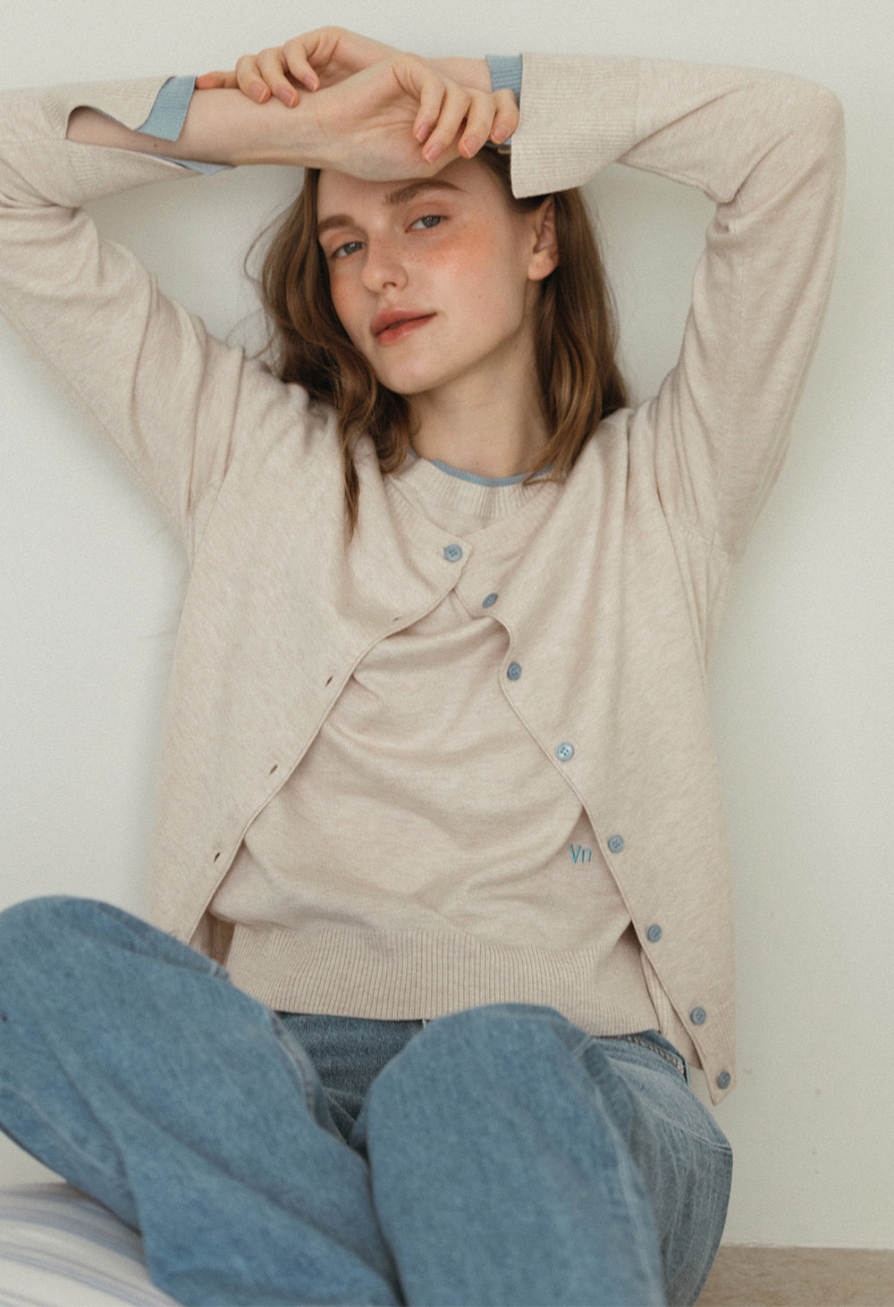 [Same-Day Shipping] Oasis layered knit