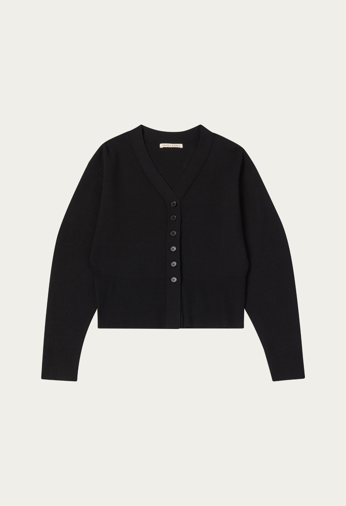 Volume silhouette knit cardigan