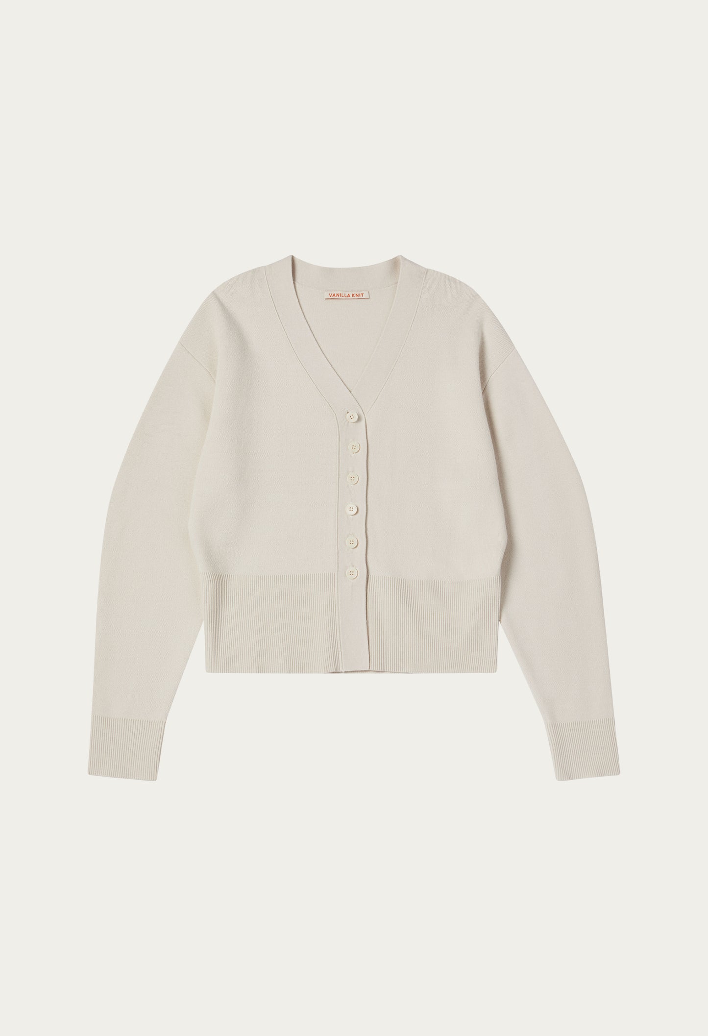 Volume silhouette knit cardigan