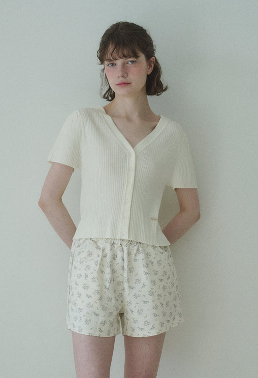 Sherbet silk knit iced sleeve knit