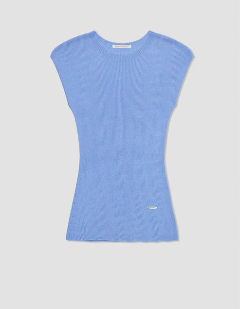 [Same-Day Shipping] Dolly cap sleeve ice knit