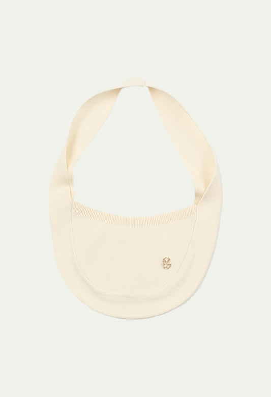 Vanilla knit mini bag