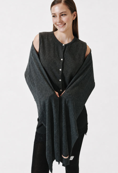Note Long Wool Knit Scarf