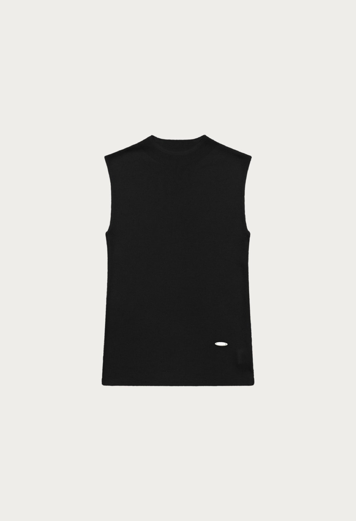 Mohr Half-Neck Sleeveless Knit