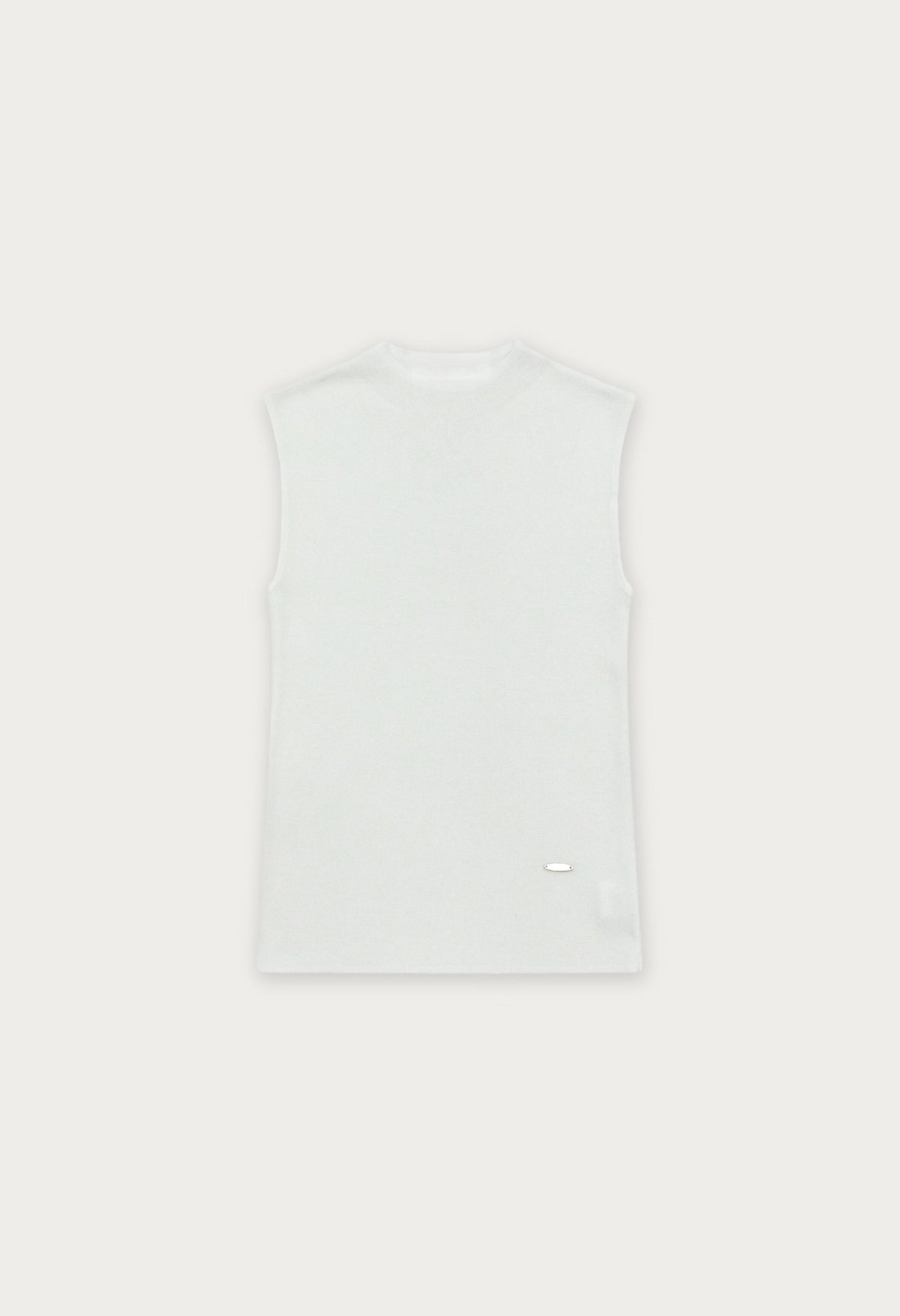 Mohr Half-Neck Sleeveless Knit