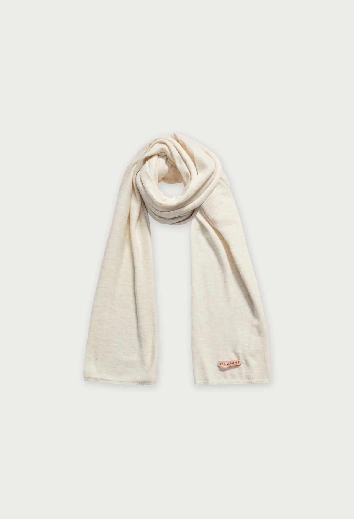 Note Long Wool Knit Scarf