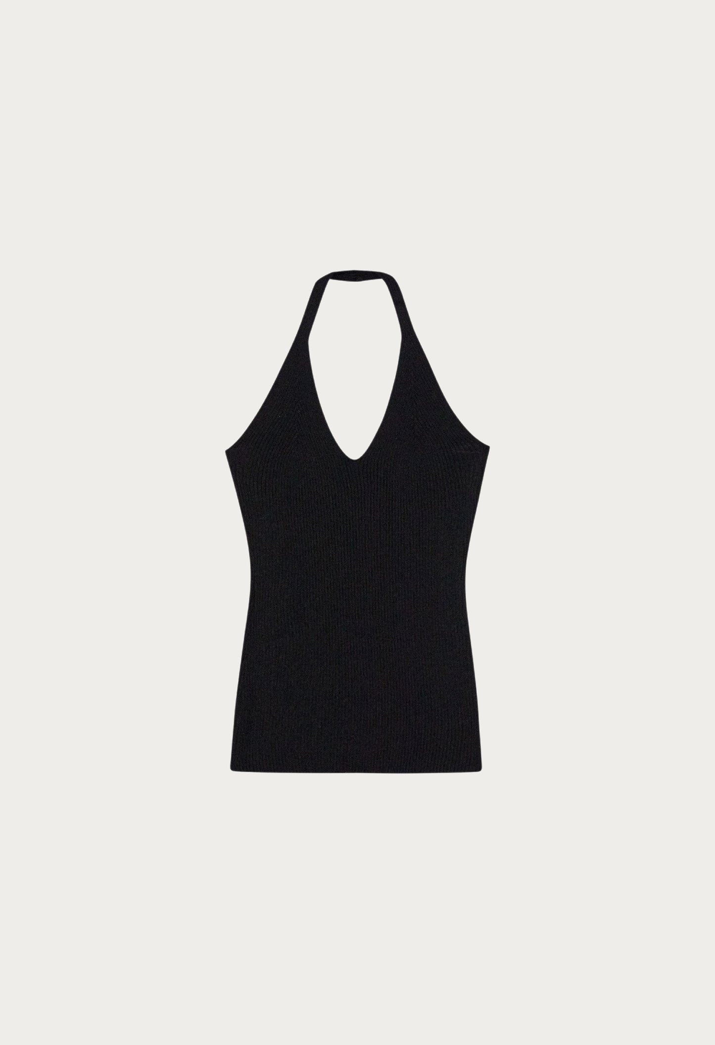 Sunny Halterneck Knit Sleeveless Top