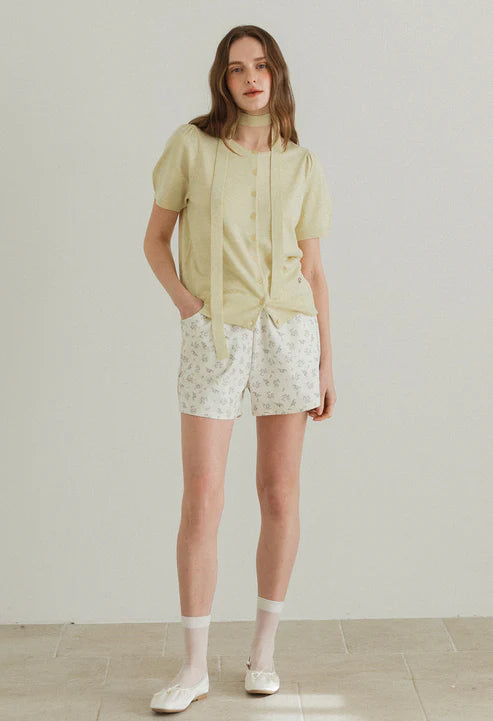 [Same-Day Shipping] Bubbly scarf knit cardigan
