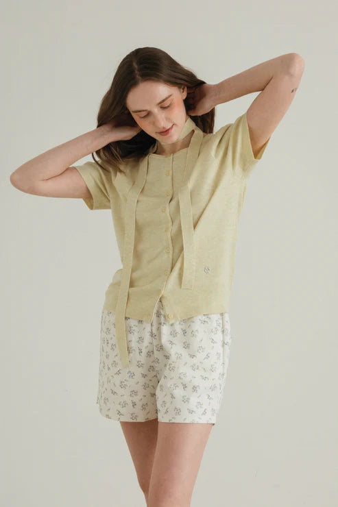 [Same-Day Shipping] Bubbly scarf knit cardigan